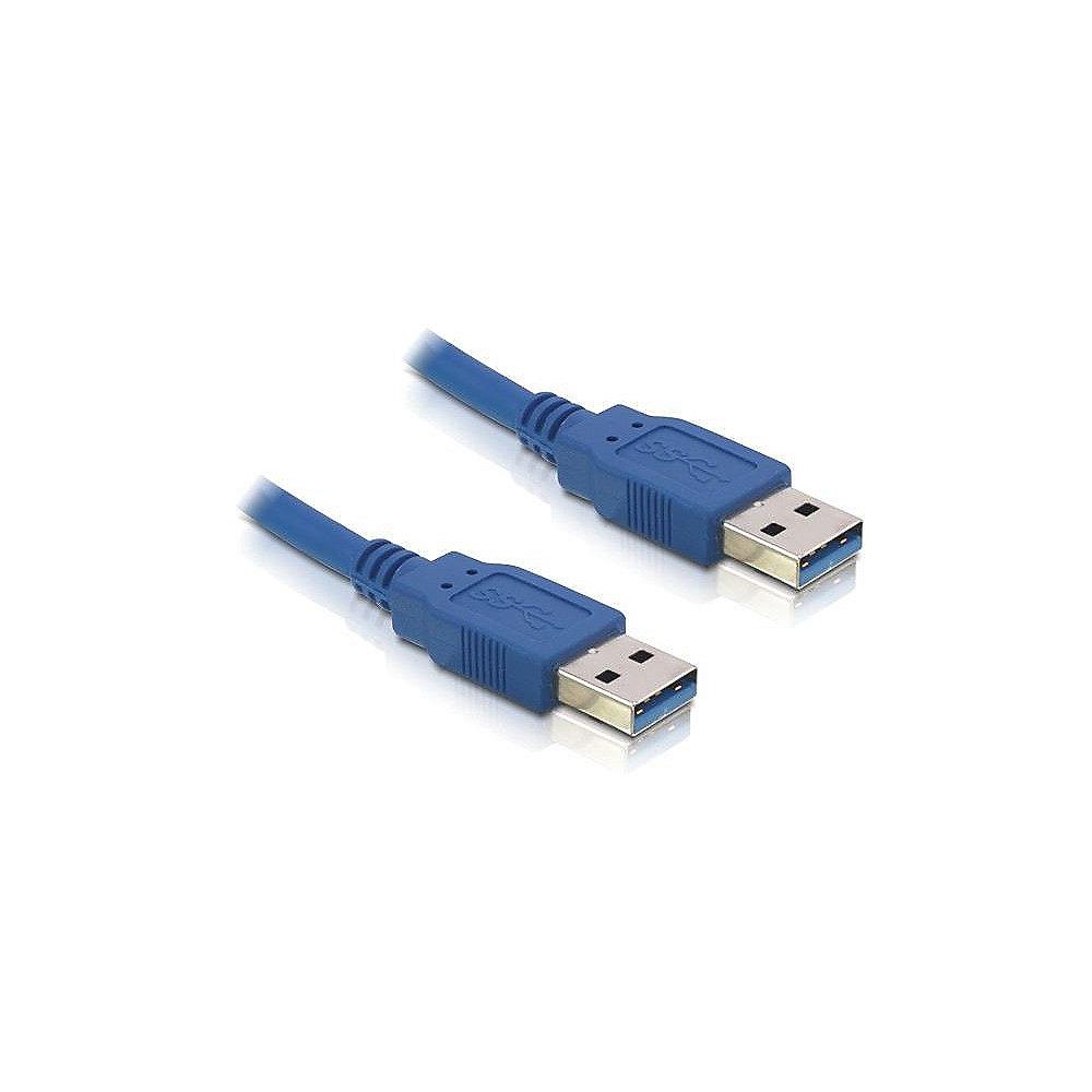 DeLOCK USB 3.0 Verbindungskabel 1m A-A 82534 blau