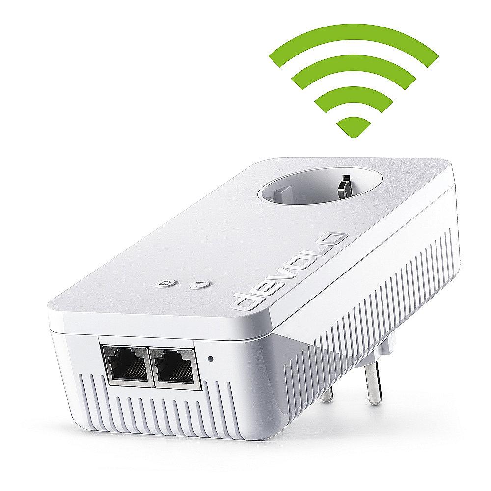 devolo dLAN 1200  WiFi ac (1200Mbit, Powerline   WLAN ac, 2xGB LAN, Steckdose)