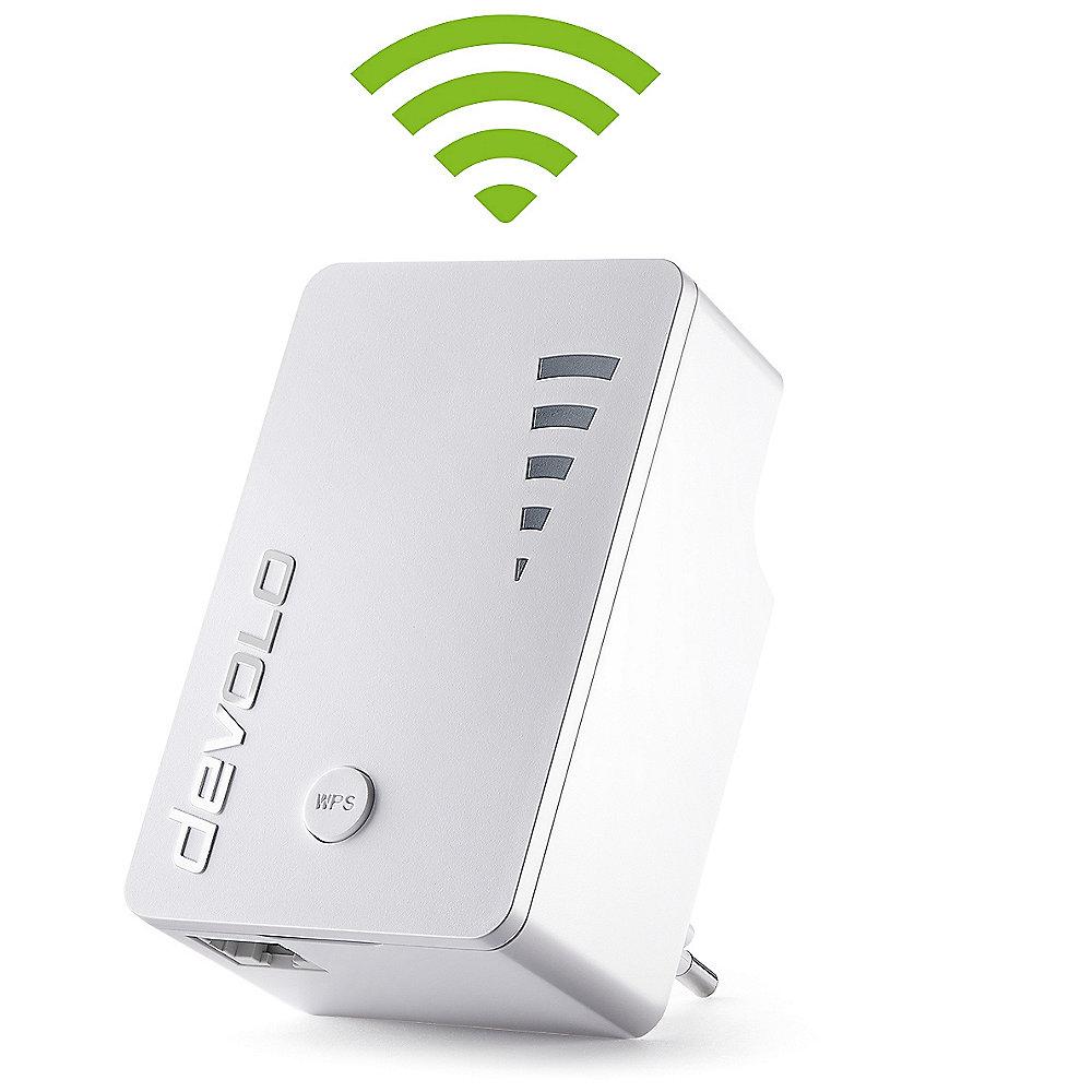 devolo WiFi Repeater ac (1200Mbit, 1xGB LAN, WPS, WLAN Repeater, Verstärker)