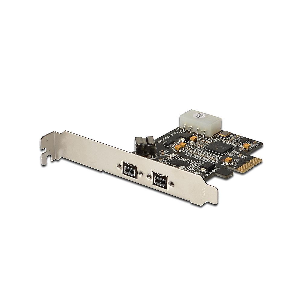 DIGITUS 2 1 Port Firewire 800 (1394b) PCI Express Karte