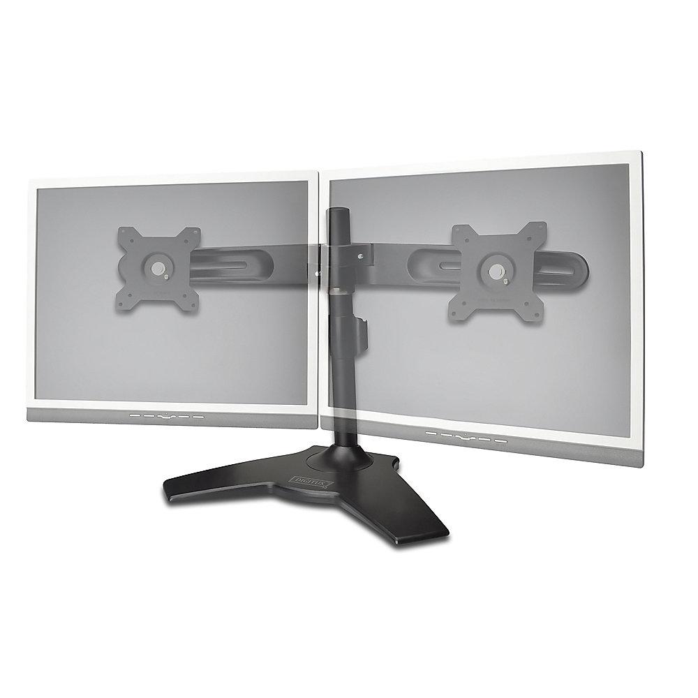 DIGITUS Dual LCD Monitorhalter mit Standfuß, DIGITUS, Dual, LCD, Monitorhalter, Standfuß