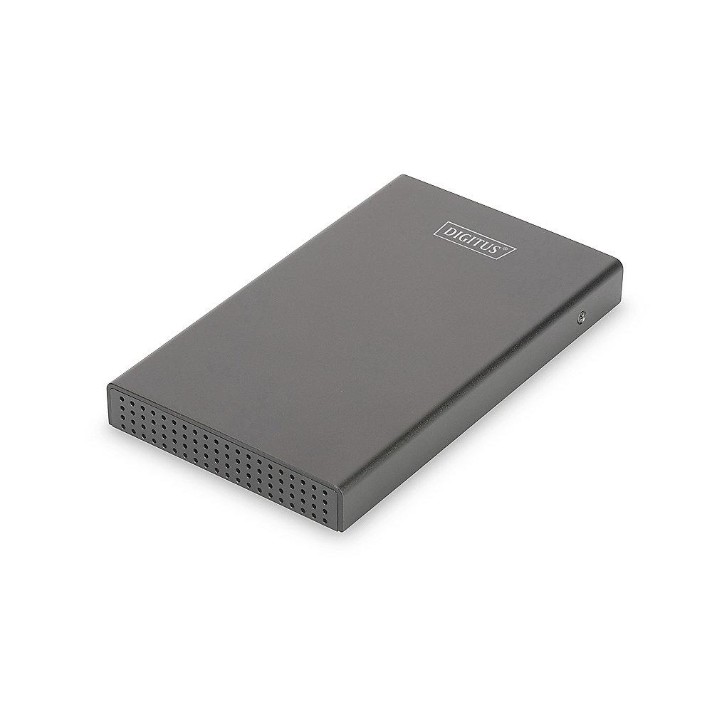DIGITUS Externes Festplattengehäuse für 2,5" SATA zu USB 3.1 Typ-C