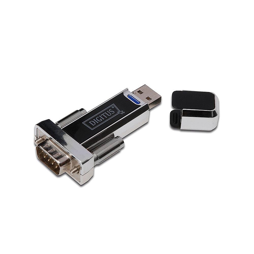 DIGITUS USB 1.1 Adapter USB-A zu Seriell St./St. schwarz