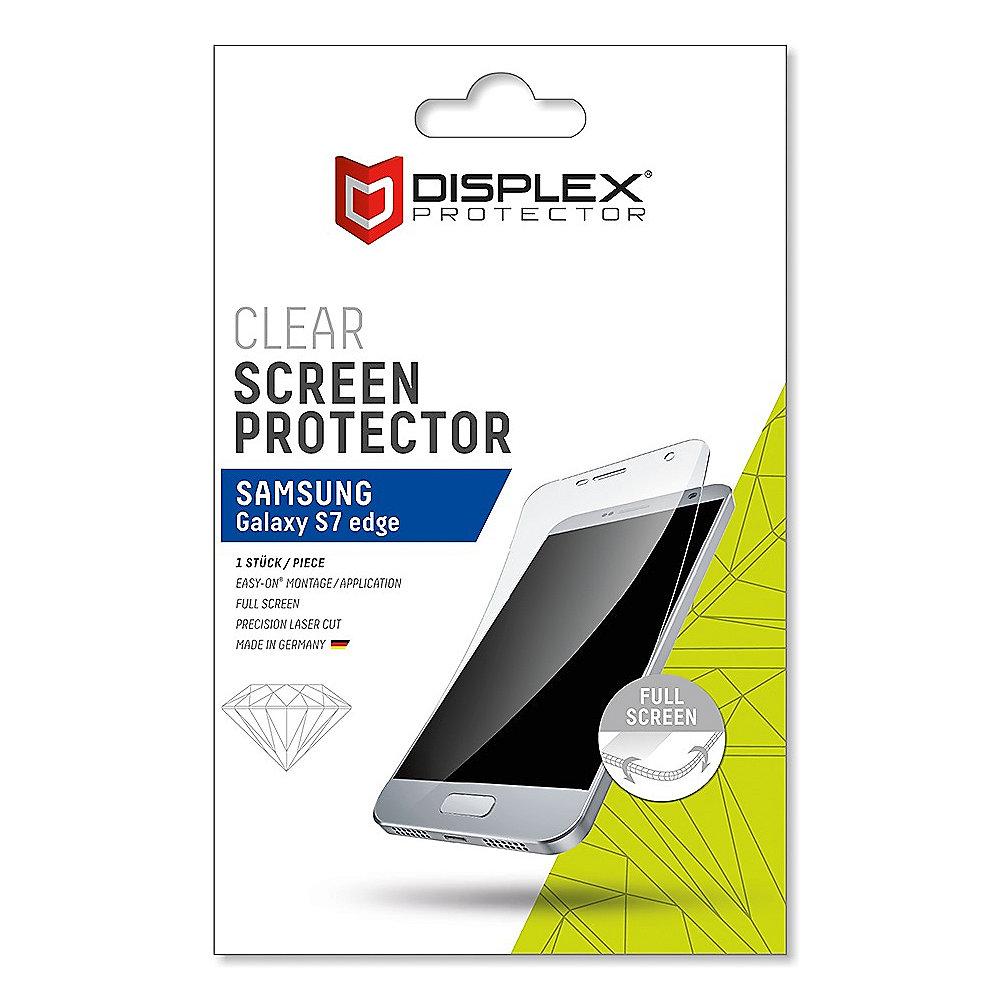 Displex Full-Screen-Folie Easy-On für Samsung Galaxy S7 edge, Displex, Full-Screen-Folie, Easy-On, Samsung, Galaxy, S7, edge
