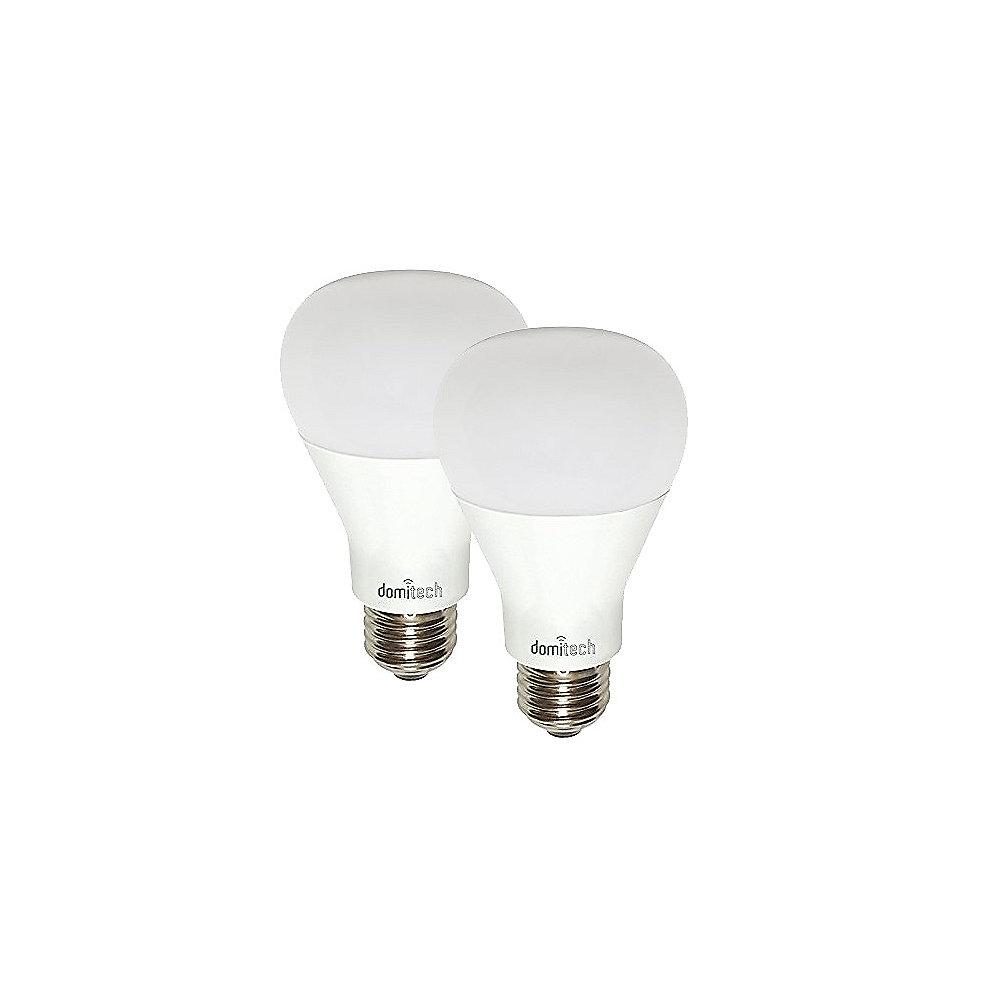 Domi Tech 2er Set ZBulb dimmbare LED Leuchte weiß DE Z-Wave