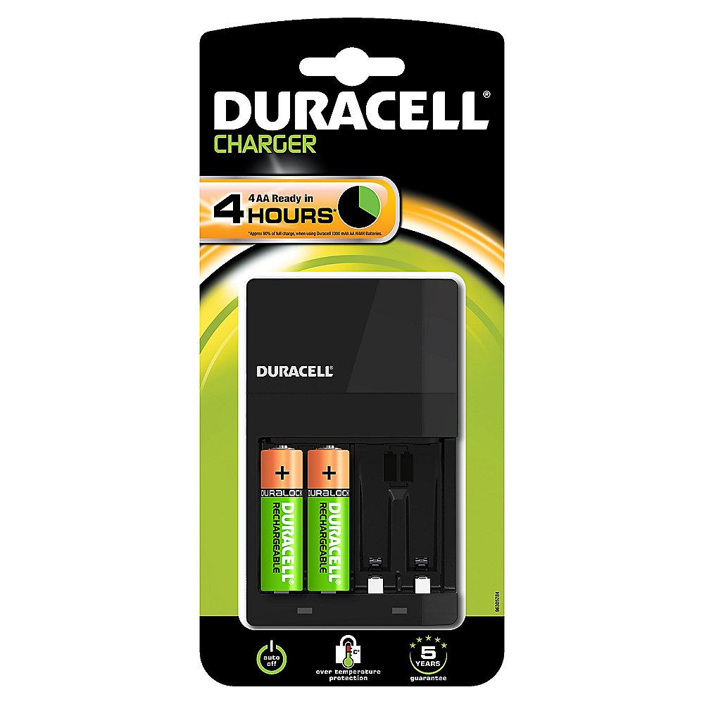 DURACELL CEF14 Ladegerät inkl. 2x Akku Mignon AA HR6 1,2 V 1300 mAh