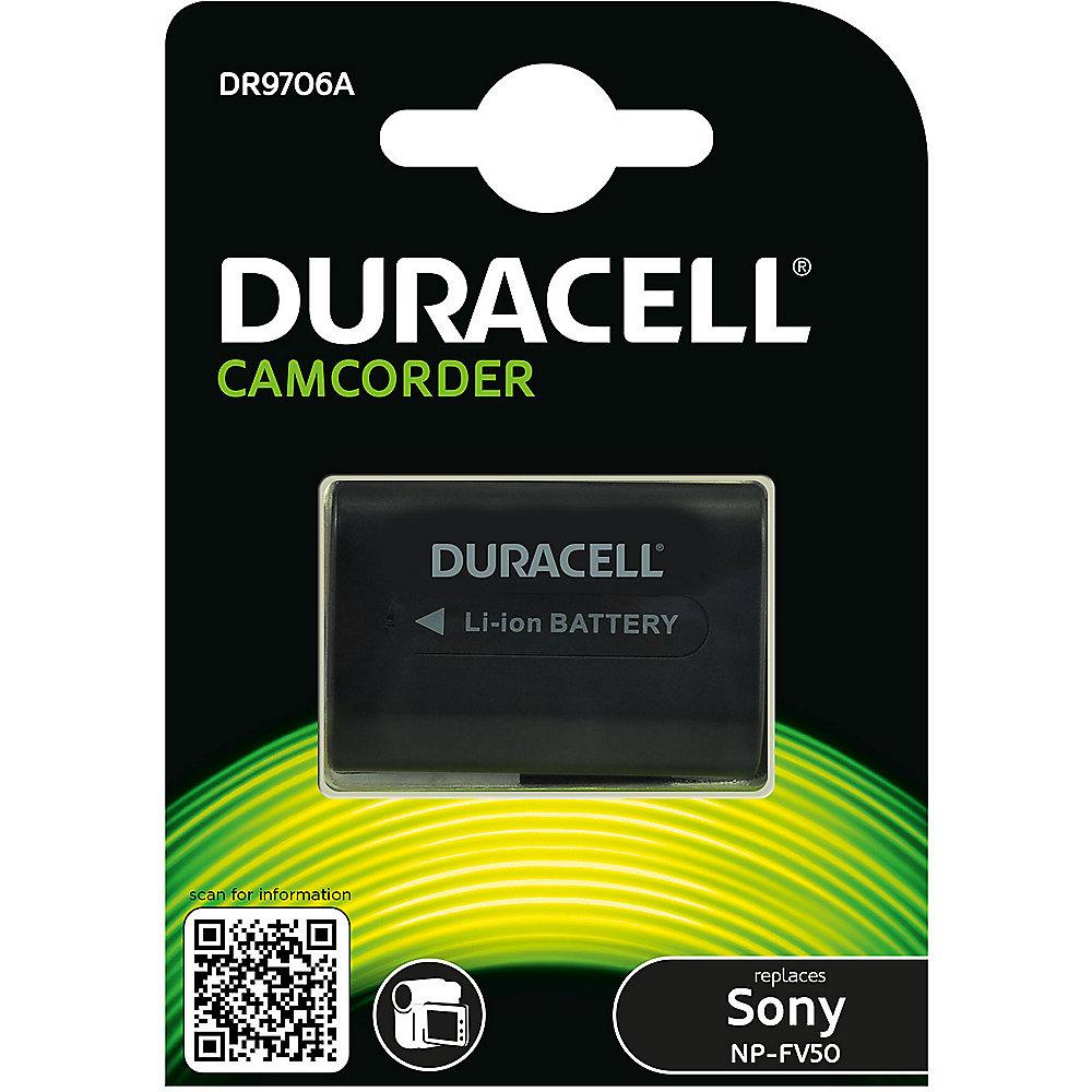 Duracell Li-Ion-Akku für Sony NP-FV50, NP-FV100