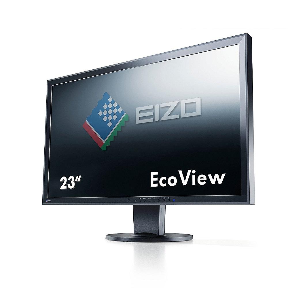 EIZO EV2316WFS3-BK 58 cm (23") Flexscan Full-HD Monitor mit Pivot Lautsprecher