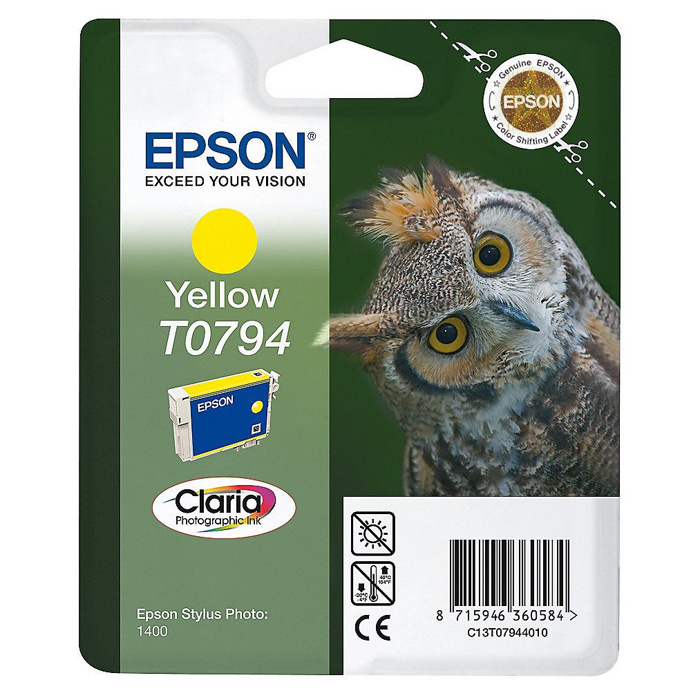 Epson C13T07944010 Druckerpatrone T0794 gelb