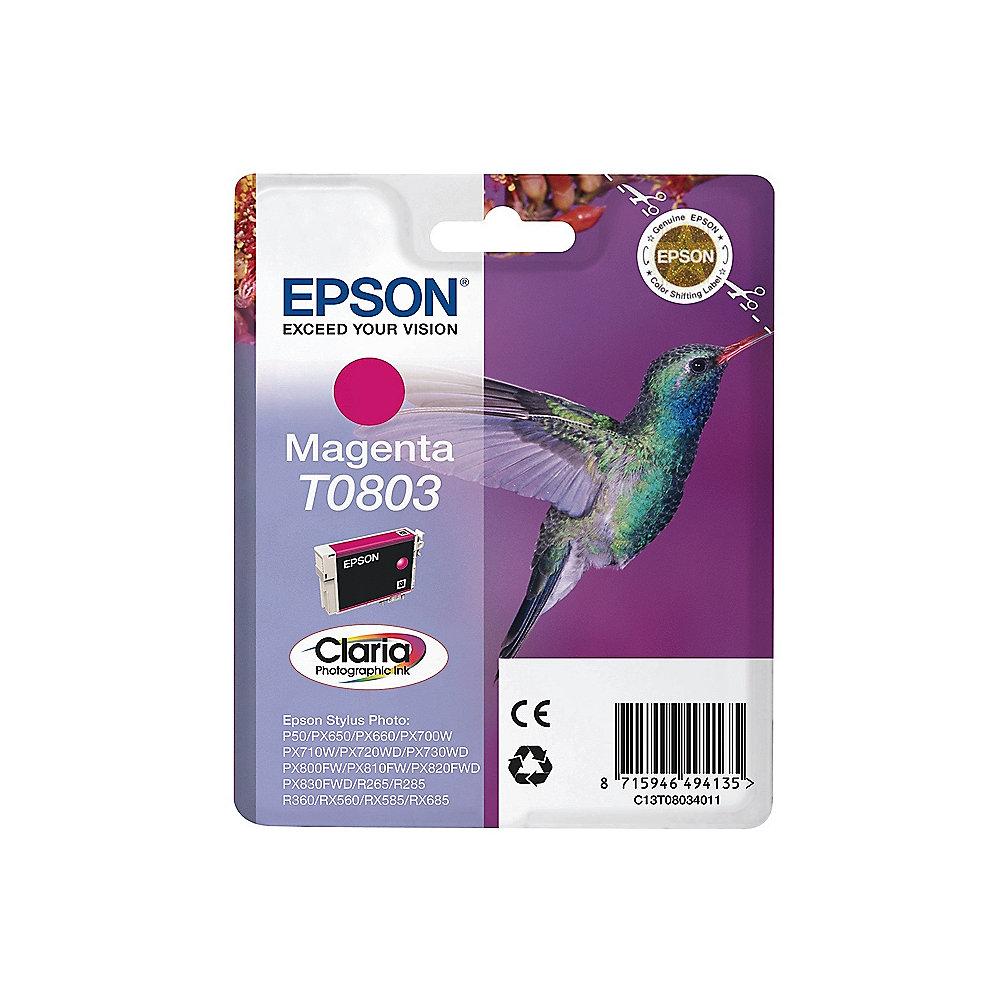 Epson C13T08034011 Druckerpatrone T0803 magenta