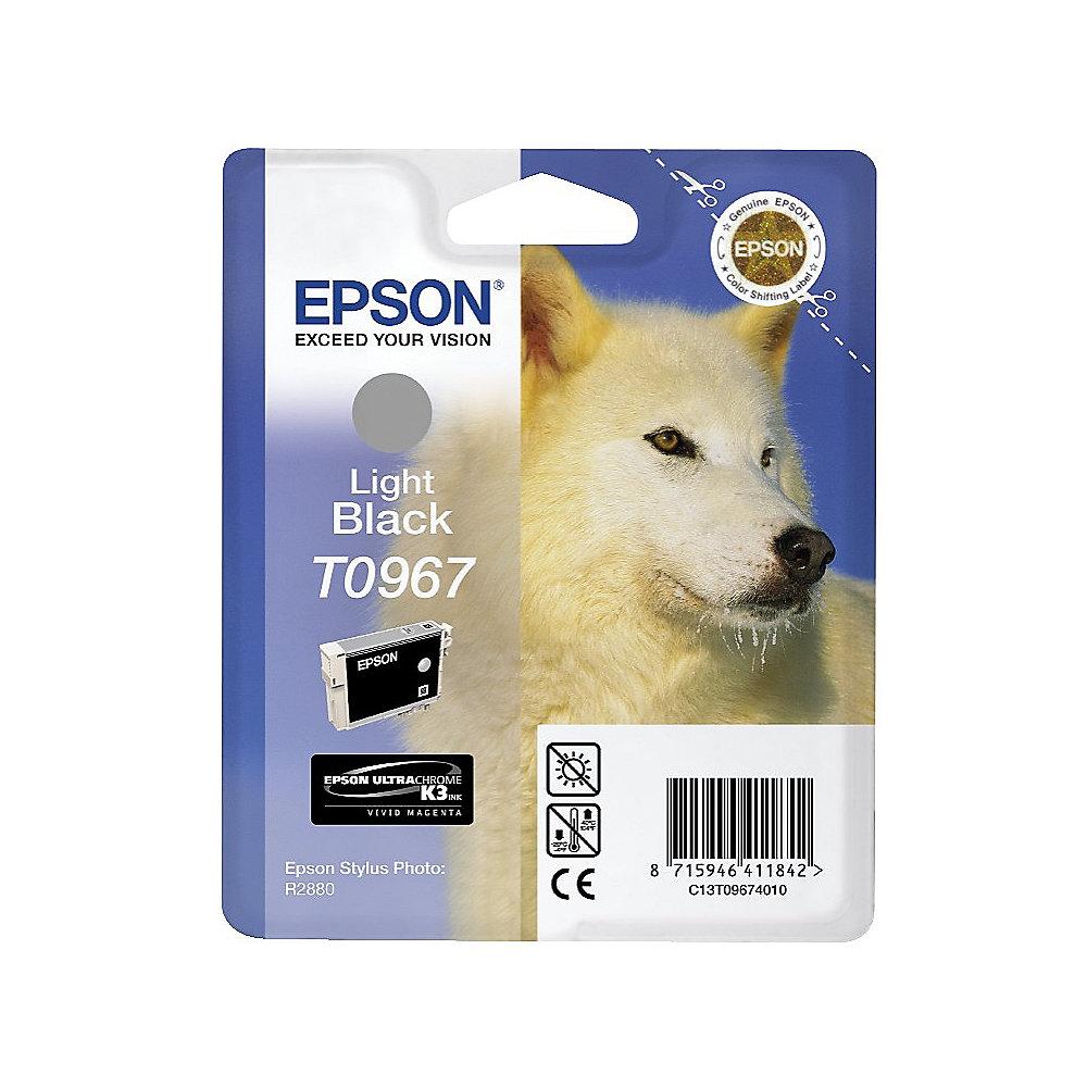 Epson C13T09674010 Druckerpatrone T0967 hell schwarz