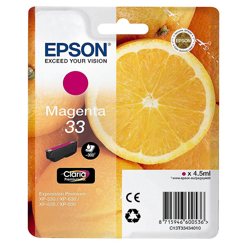 Epson C13T33434010 Druckerpatrone 33 magenta