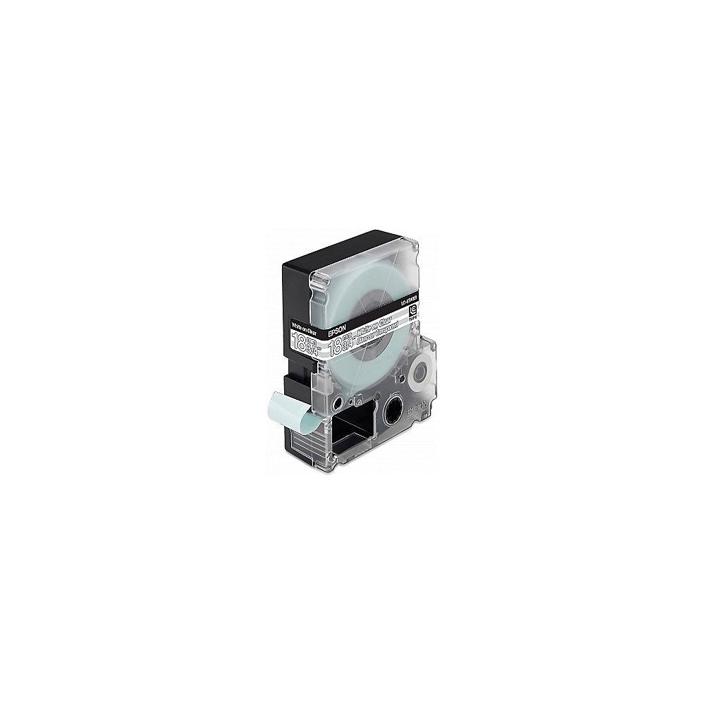 Epson C53S626406 LC-5TBN9 Bandetiketten schwarz auf transparent 18mmx9m