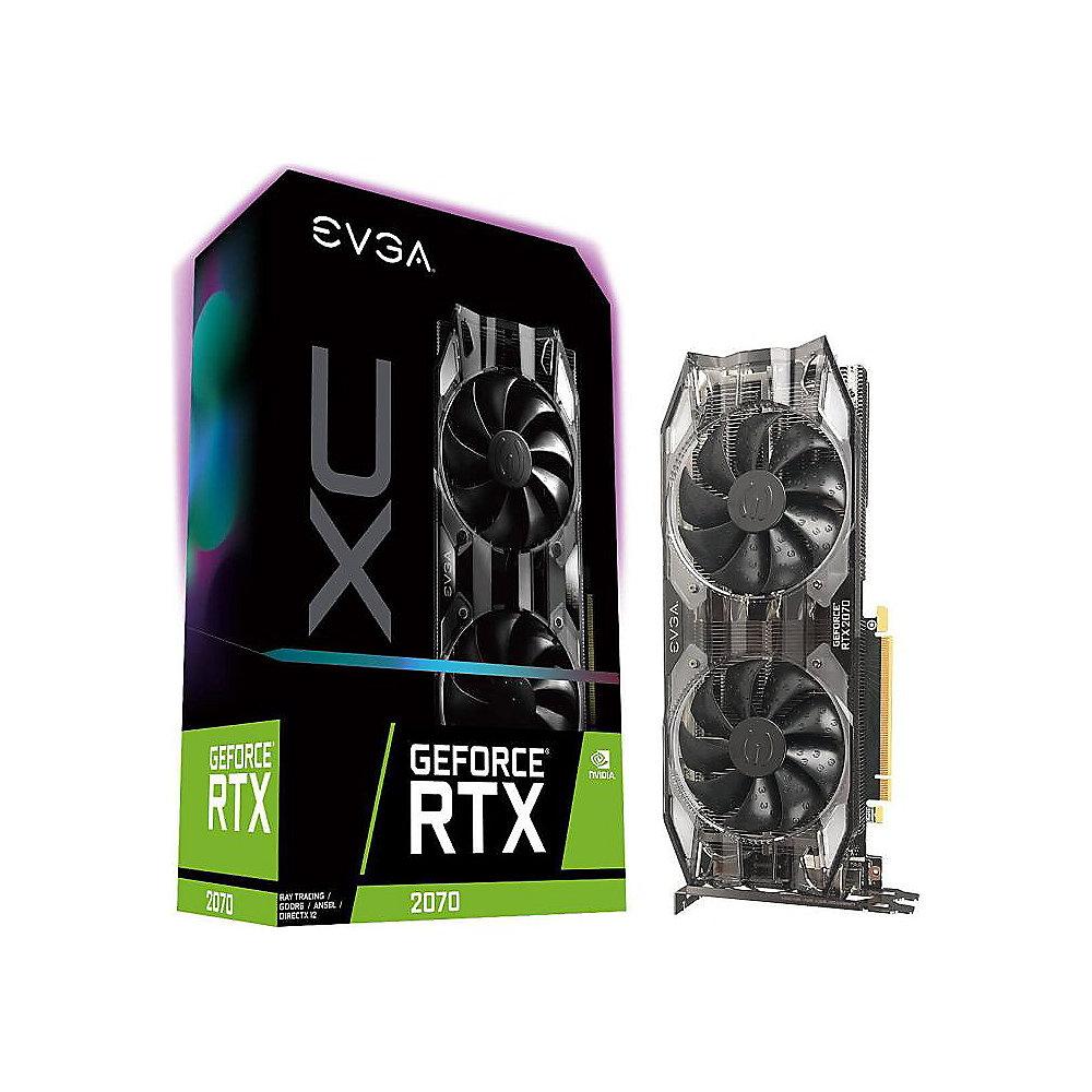 EVGA GeForce RTX 2070 XC Gaming 8GB GDDR6 Grafikkarte 3xDP/HDMI/USB-C, EVGA, GeForce, RTX, 2070, XC, Gaming, 8GB, GDDR6, Grafikkarte, 3xDP/HDMI/USB-C