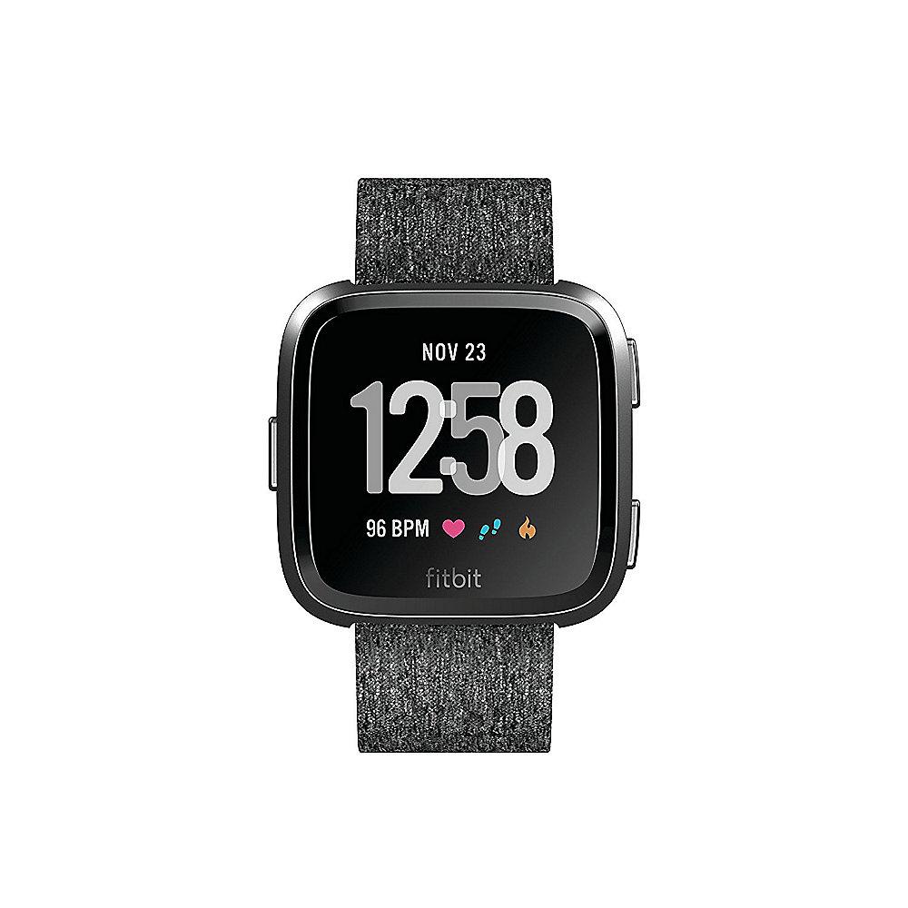 Fitbit Versa Gesundheits- und Fitness-Smartwatch charcoal - Special Edition
