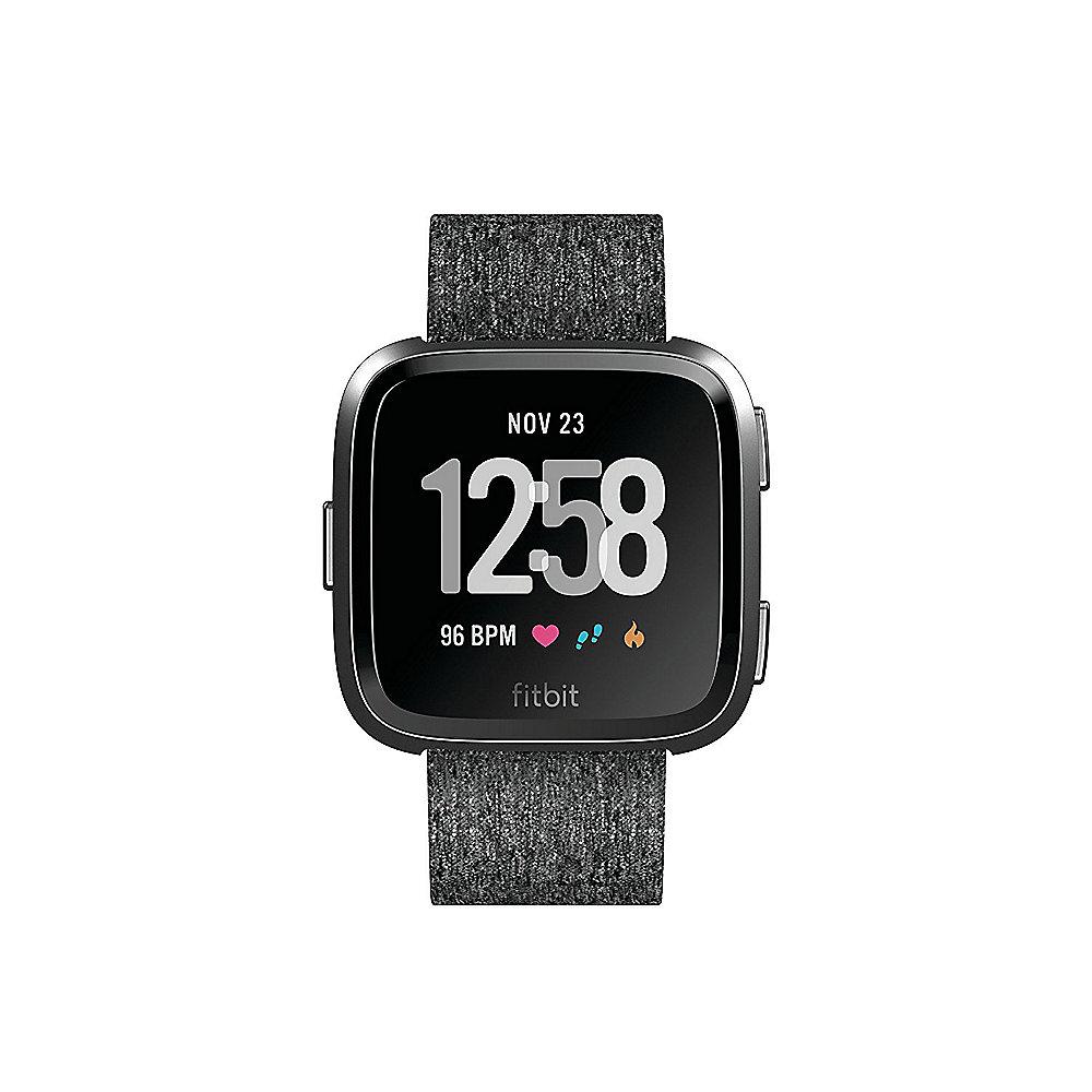 Fitbit Versa Gesundheits- und Fitness-Smartwatch charcoal - Special Edition, Fitbit, Versa, Gesundheits-, Fitness-Smartwatch, charcoal, Special, Edition