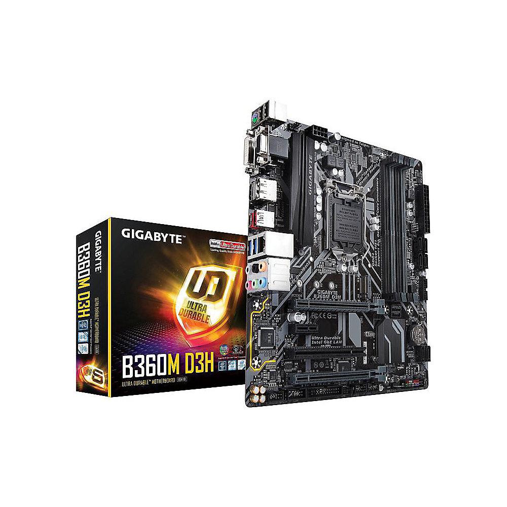 Gigabyte B360M D3H mATX Mainboard 1151v2 (Coffee Lake)