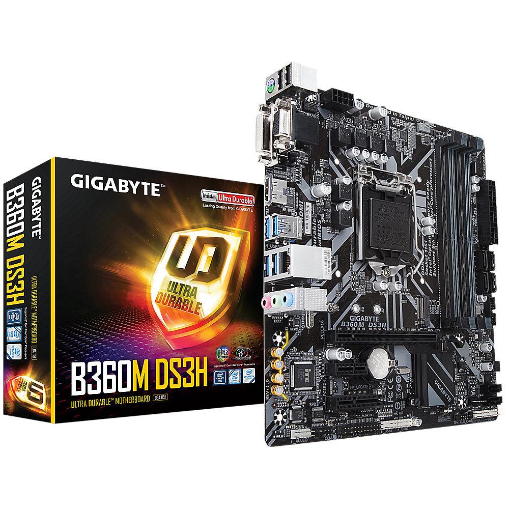 Gigabyte B360M DS3H mATX Mainboard 1151v2 (Coffee Lake)