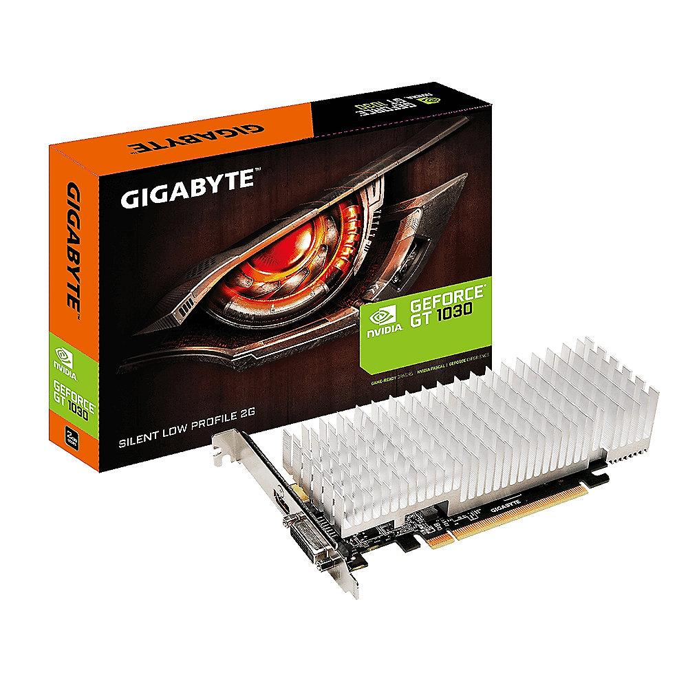 Gigabyte GeForce GT 1030 2GB GDDR5 Grafikkarte DVI/HDMI passiv Low Profile
