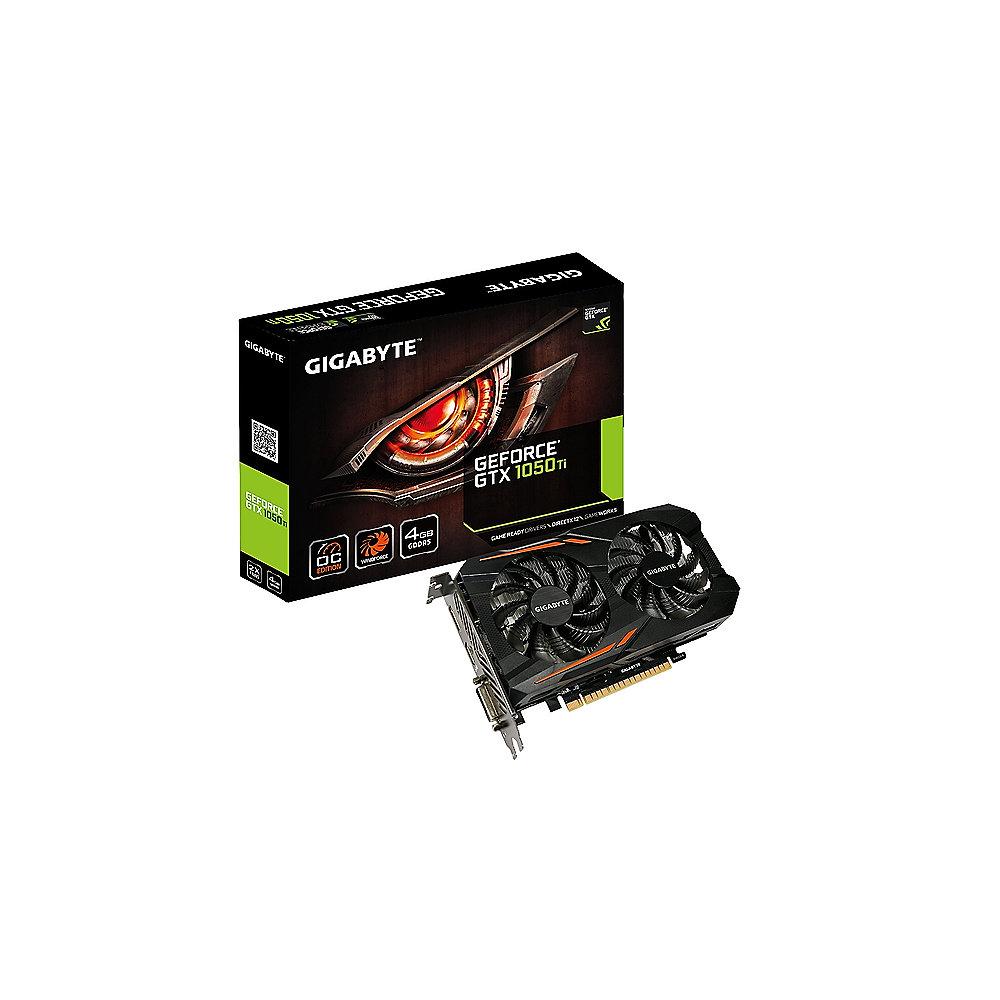 Gigabyte GeForce GTX 1050Ti OC 4GB GDDR5 Grafikkarte DVI/HDMI/DP