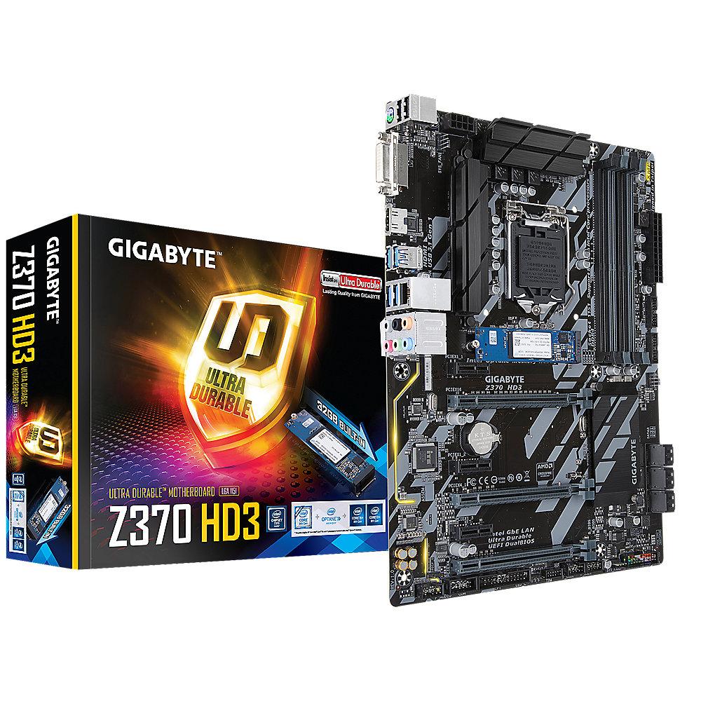 Gigabyte Z370-HD3-OP ATX Mainboard 1151 (Coffee Lake) Intel Optane