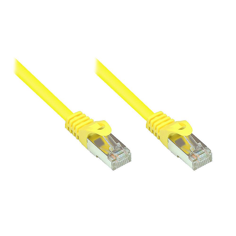 Good Connections 0,15m RNS Patchkabel CAT5E SF/UTP PVC gelb