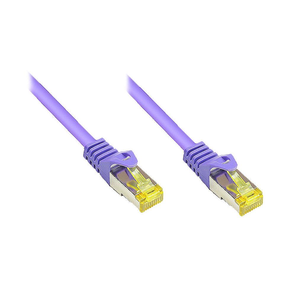 Good Connections 0,25m RNS Patchkabel CAT7 S/FTP PiMF halogenfrei violett