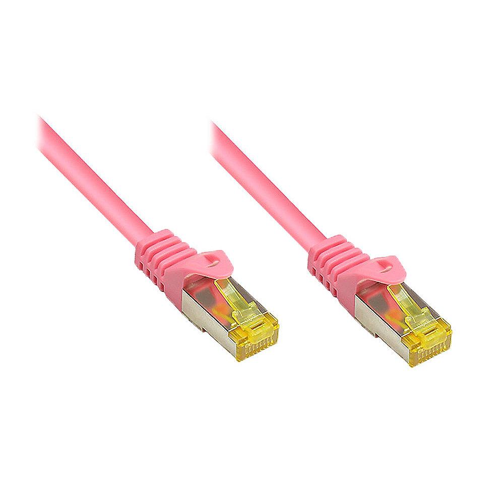 Good Connections 1,0m RNS Patchkabel CAT7 S/FTP PiMF halogenfrei magenta