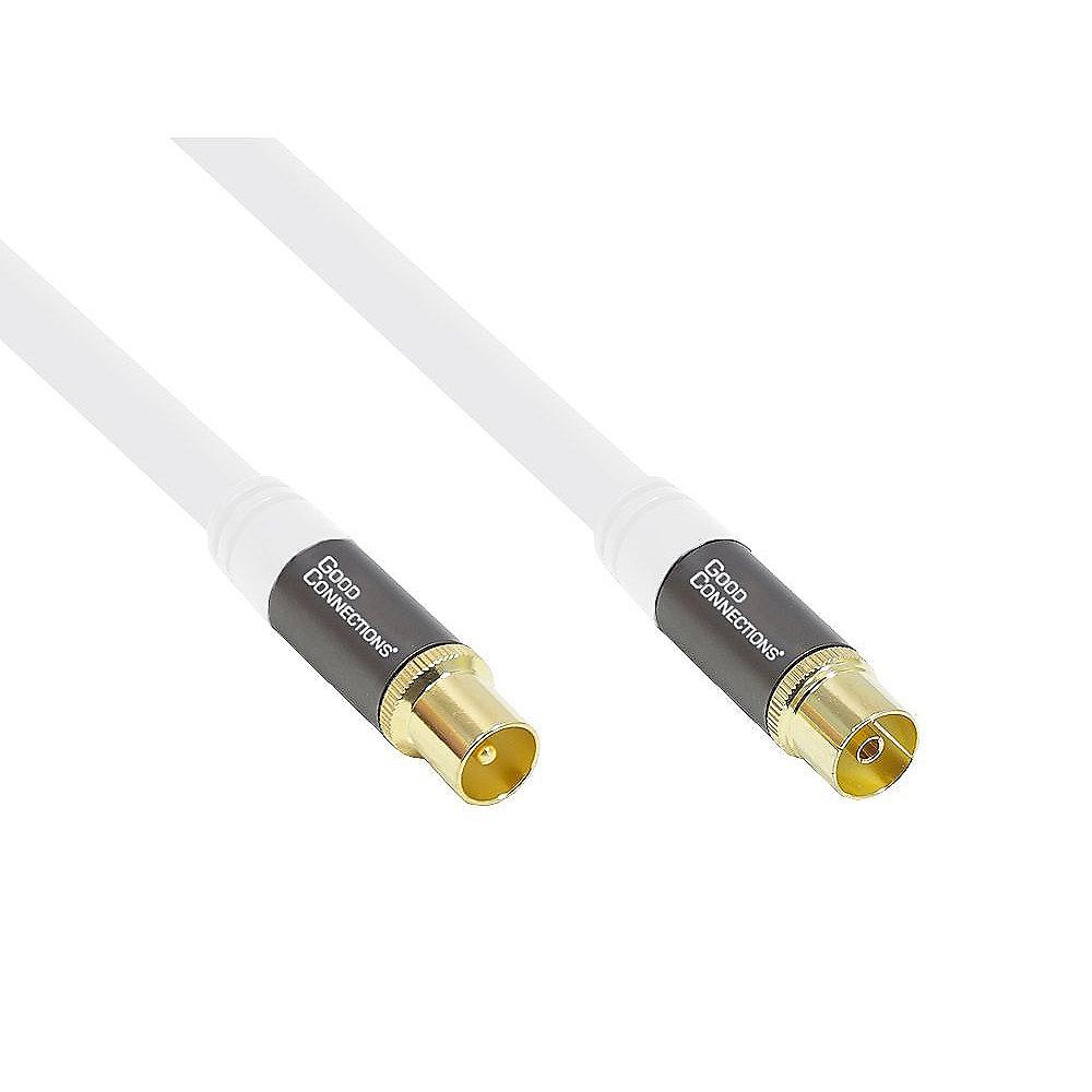 Good Connections Antennenkabel SmartFLEX 15m IEC St. zu Koax  Bu. >120dB weiß