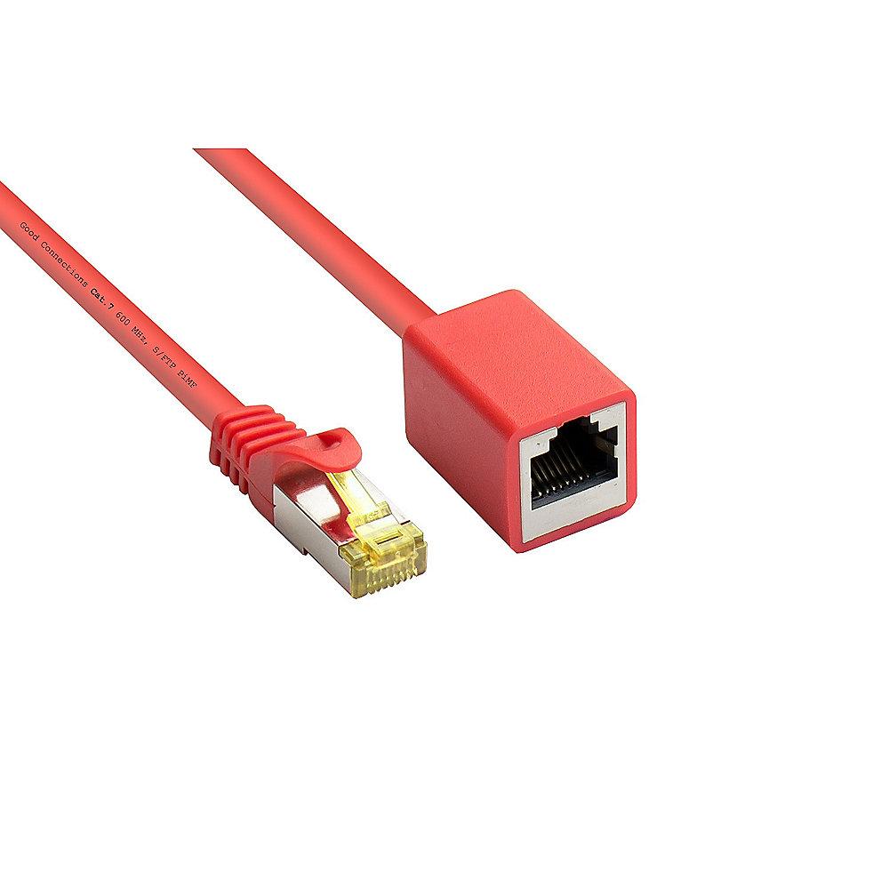 Good Connections Patch Verlängerung mit Cat. 7 Rohkabel S/FTP PiMF rot 2,0m