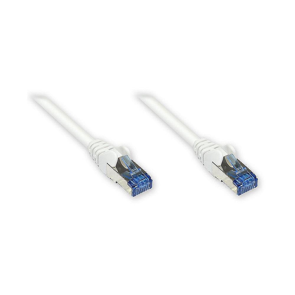 Good Connections Patchkabel Cat. 6a S/FTP, PiMF halogenfrei 500MHz weiß 1,5m