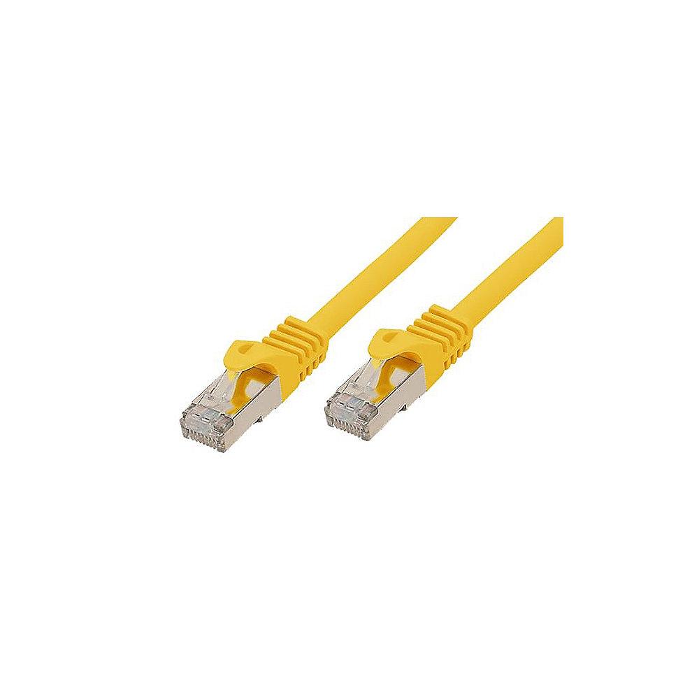 Good Connections Patchkabel mit Cat. 7 Rohkabel S/FTP gelb 3m
