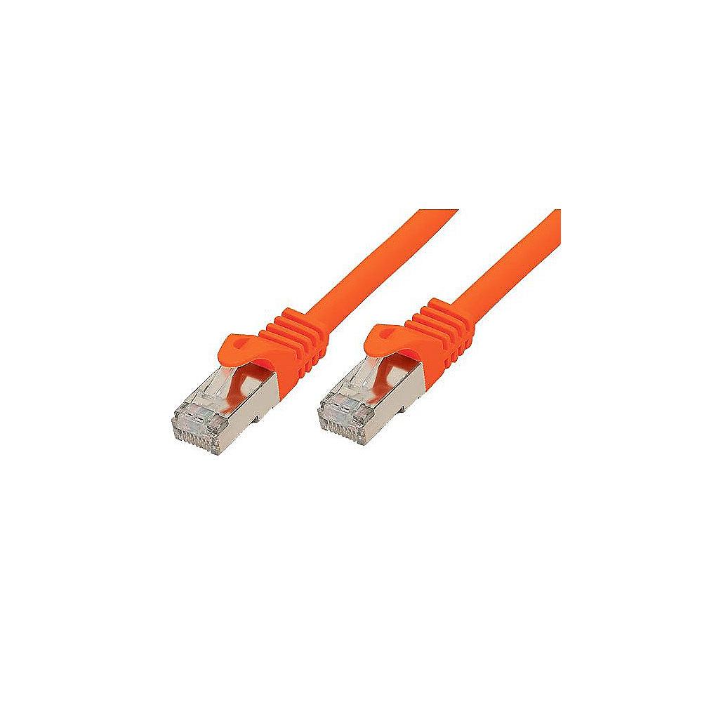 Good Connections Patchkabel mit Cat. 7 Rohkabel S/FTP orange 10m