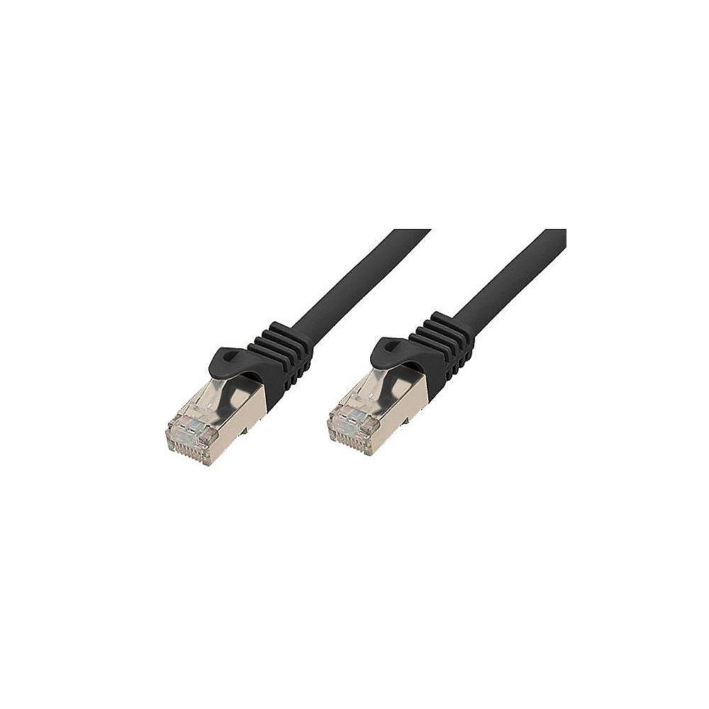 Good Connections Patchkabel mit Cat. 7 Rohkabel S/FTP schwarz 15m