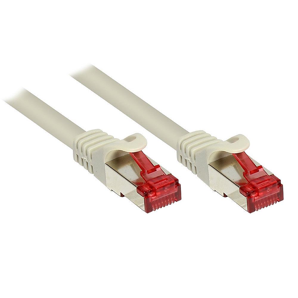 Good Connections RNS Patchkabel Cat.6 S/FTP PiMF PVC 250MHz CU 1,0m grau