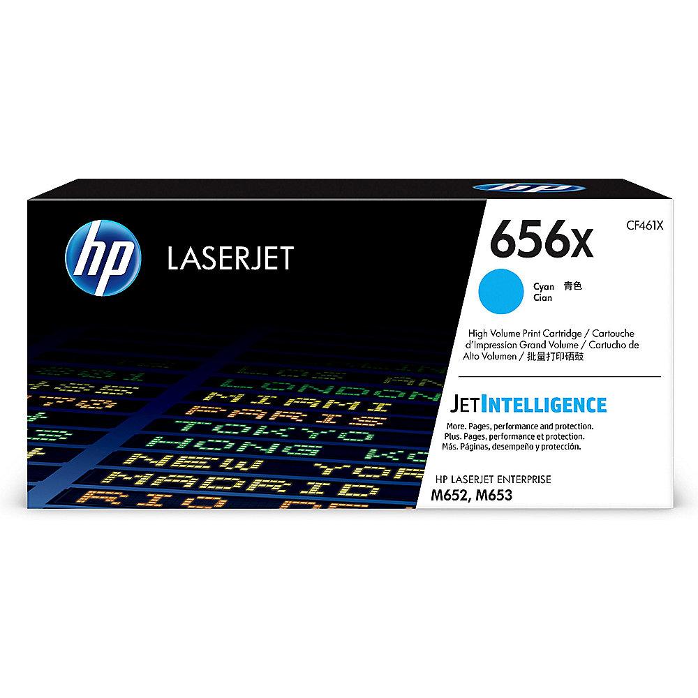 HP 656X Original Tonerpatrone Cyan ca. 22.000 Seiten CF461X