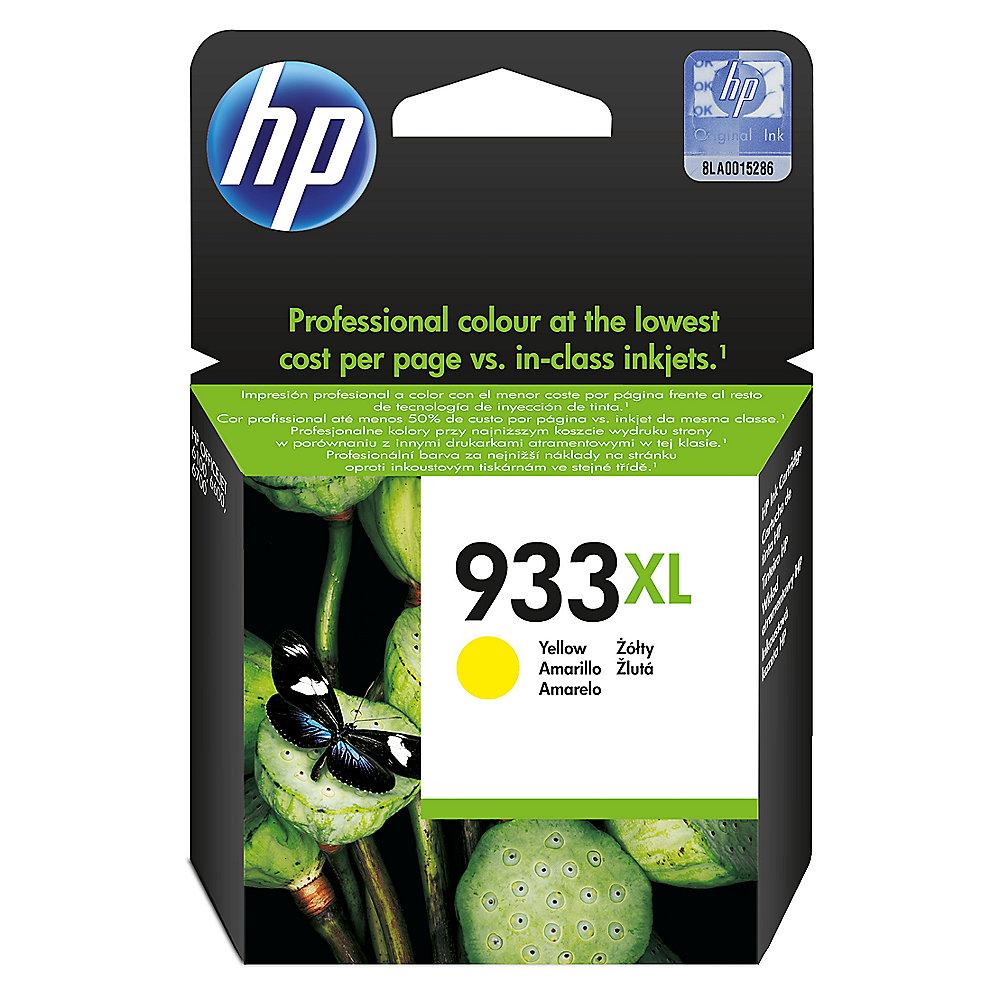 HP 933XL Original Druckerpatrone Gelb mit hoher Kapazität CN056AE