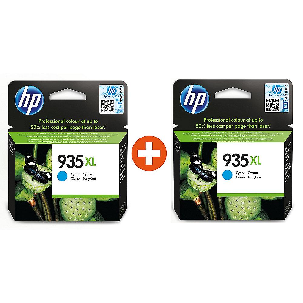 HP 935XL Original Druckerpatrone Cyan C2P24AE (2 Stk)   10€