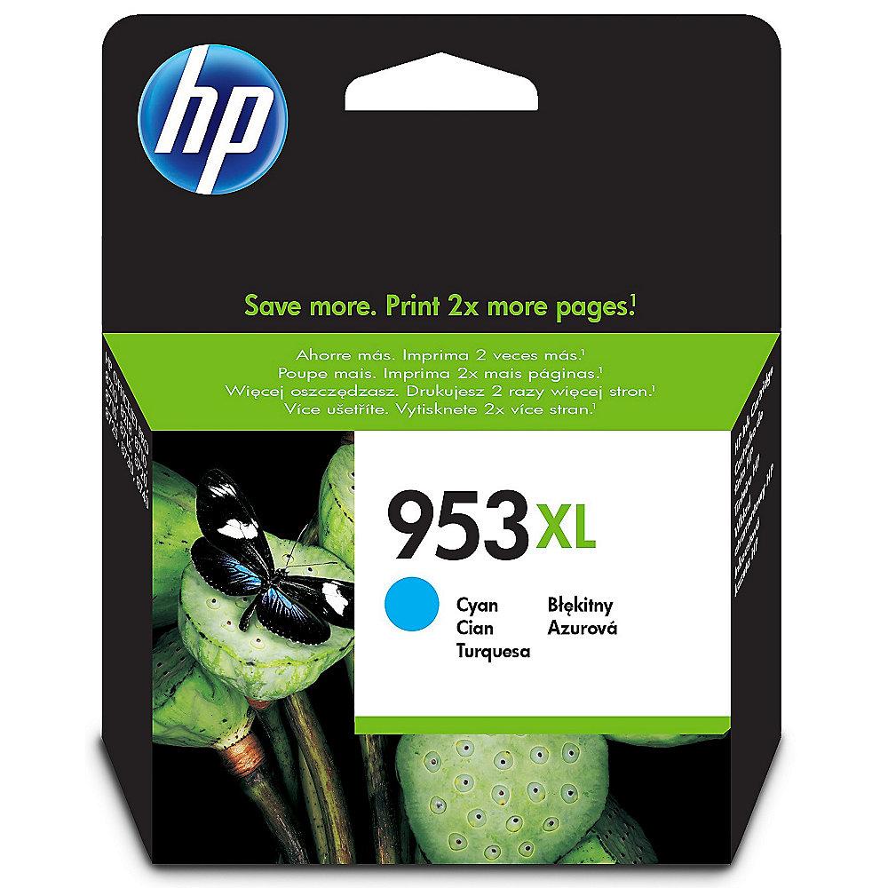 HP 953XL Original Druckerpatrone Cyan F6U16AE für ca. 1.600 Seiten