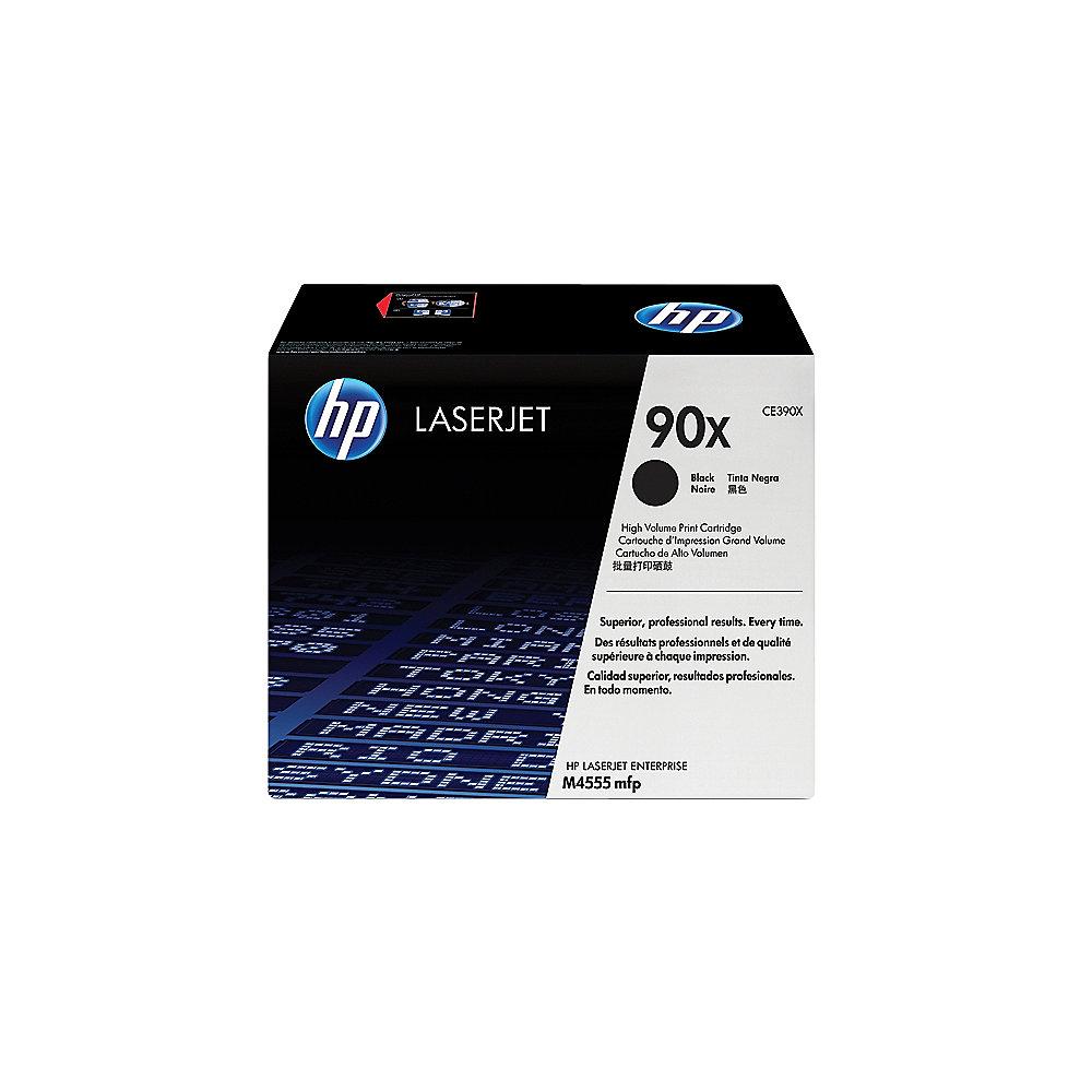 HP CE390X Original Tonerkassette 90X schwarz mit hoher Kapazität