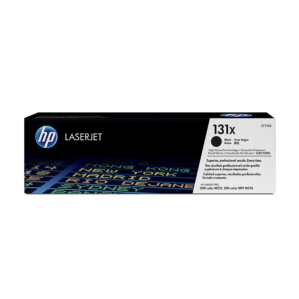 HP CF210XD Original Tonerkassette Doppelpack 131X schwarz mit hoher Kapazität