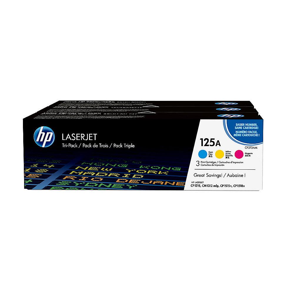 HP CF373AM Original Toner Bundle 125A Cyan/Magenta/Gelb   40€