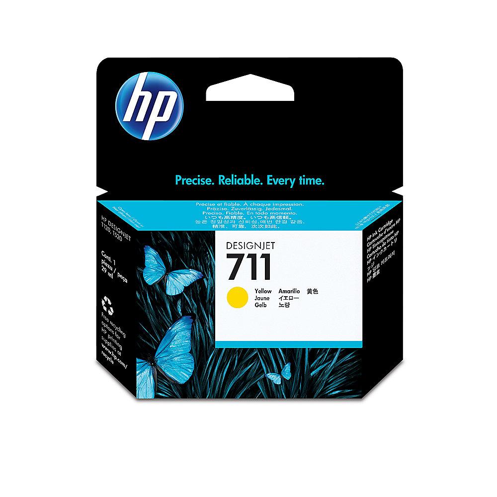 HP CZ132A original Druckerpatrone 711 Gelb