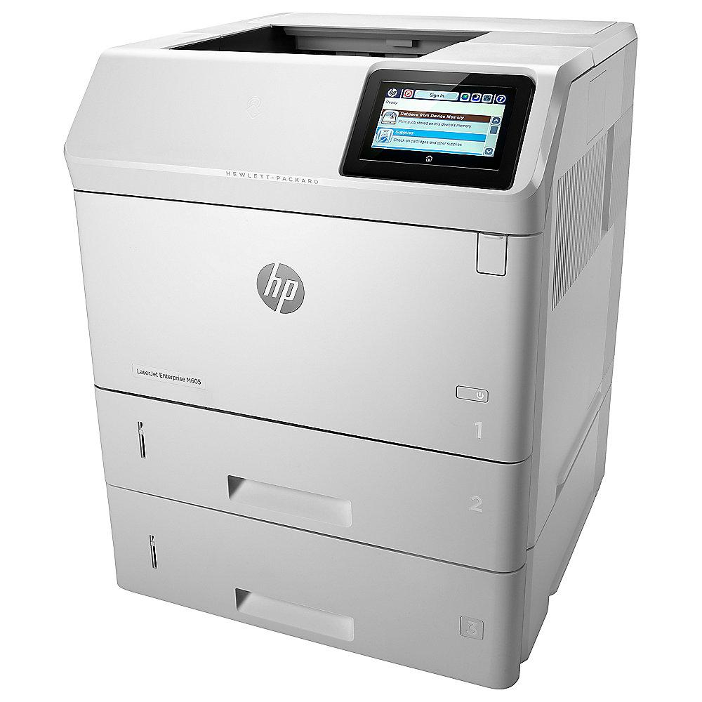 HP LaserJet Enterprise M605x S/W-Laserdrucker LAN, HP, LaserJet, Enterprise, M605x, S/W-Laserdrucker, LAN