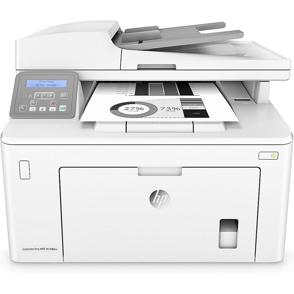 HP LaserJet Pro MFP M148dw S/W-Laserdrucker Scanner Kopierer LAN WLAN, HP, LaserJet, Pro, MFP, M148dw, S/W-Laserdrucker, Scanner, Kopierer, LAN, WLAN