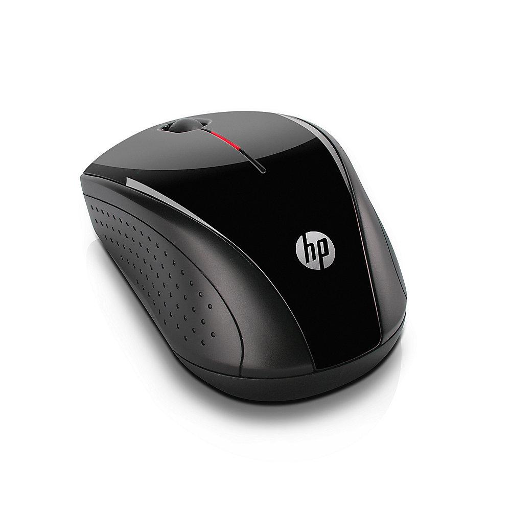 HP X3000 Maus H2C22AA kabellos USB-Empfänger schwarz