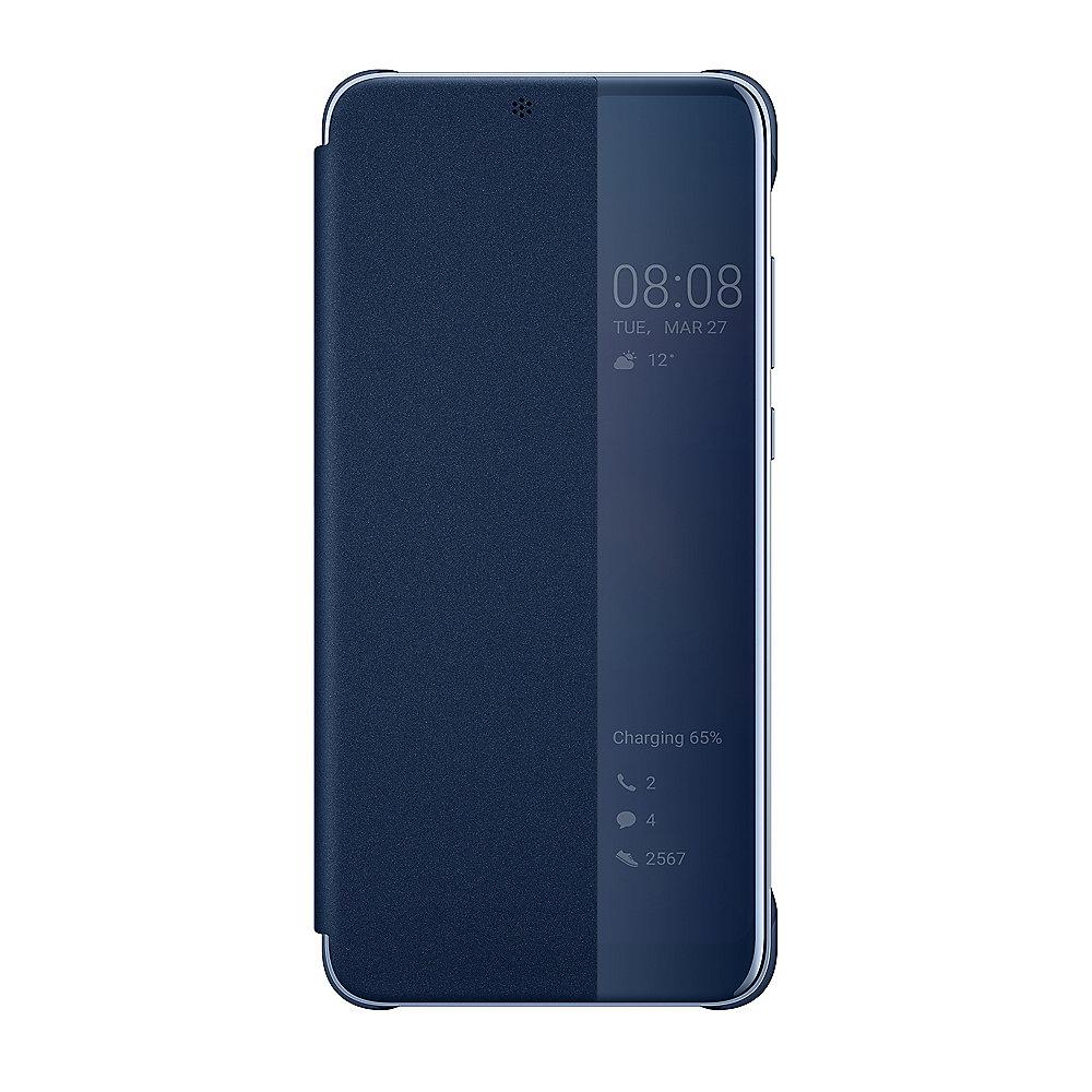 Huawei P20 Smart View Flip Cover deep blue