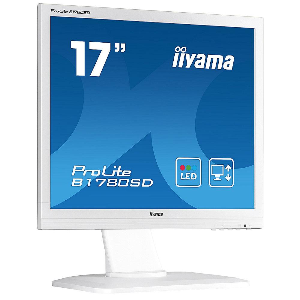 iiyama ProLite B1780SD-W1 43 cm (17") 5:4 Monitor mit Pivot und Lautsprecher
