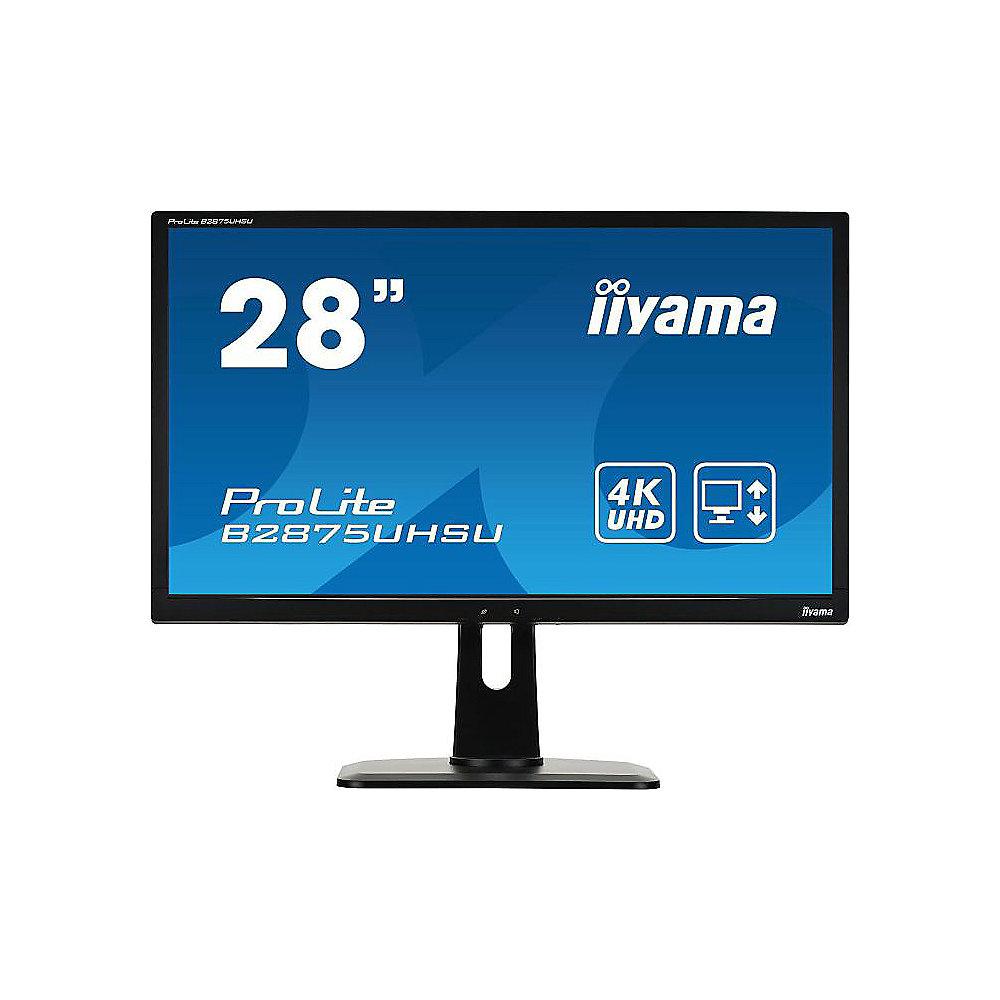 iiyama ProLite B2875UHSU 71,1cm (28") 16:9 4K DVI/VGA/DP/HDMI 1ms LS