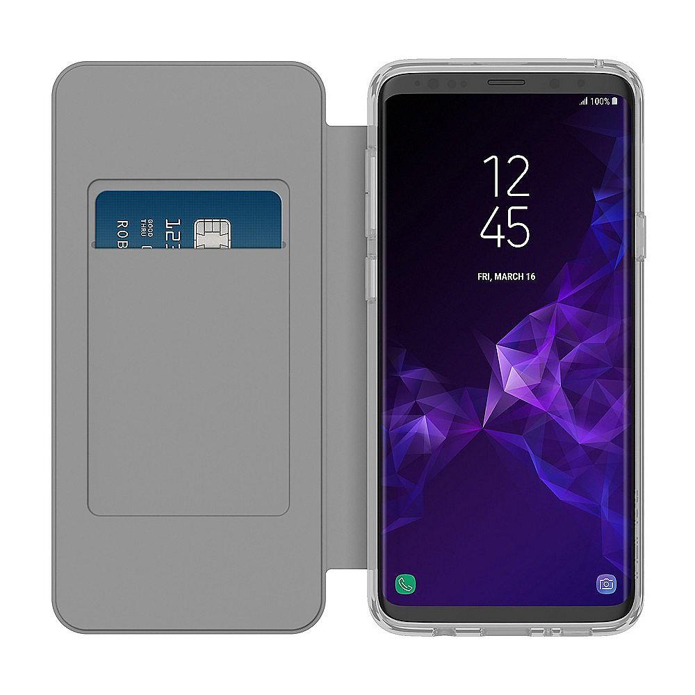 Incipio NGP Folio Case für Samsung Galaxy S9 , transparent/grau